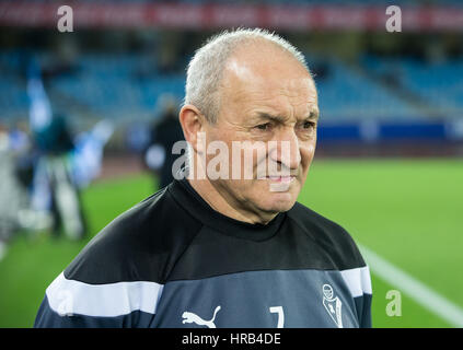 San Sebastian, Spanien. 28. Februar 2017. Spieltag der La Liga Santander 2016 - 2017 Saison zwischen Real Sociedad und S.D Eibar Anoeta Stadium auf Dienstag, 28. März 2017 gespielt. San Sebastian, Spanien. Bildnachweis: VWPics/Alamy Live-Nachrichten Stockfoto