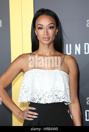 Westwood, Kalifornien, USA. 28. Februar 2017. Draya Michele, bei Premiere von WGN America "Underground" Season 2, The Regency Village Theatre in Kalifornien am 28. Februar 2017. Bildnachweis: Faye lernen/Medien Punch/Alamy Live-Nachrichten Stockfoto