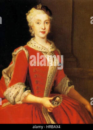 Ritratto di Maria Amalia di Sassonia - Madrid, Museo del Prado Stockfoto