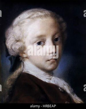 Rosalba Carriera - Porträt eines jungen - WGA4495 Stockfoto