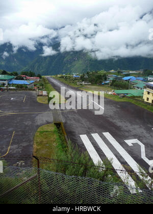 Lukla Airport Stockfoto