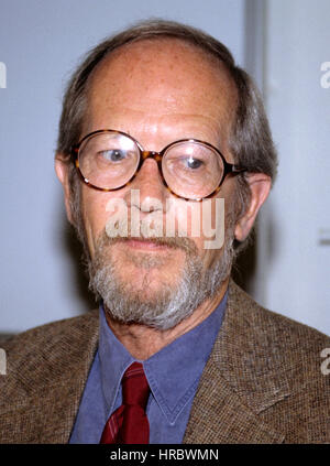 ELMORE LEONARD US Writer 2002 an die schwedische Buchmesse in Göteborg Stockfoto