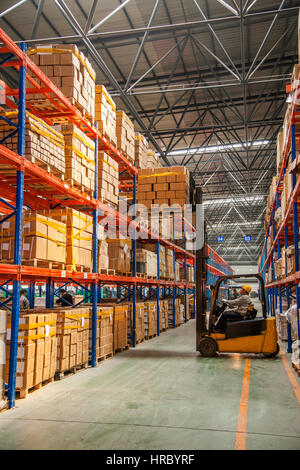 Lagerlogistik Stockfoto