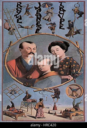 Königliche japanische Truppe Stockfoto