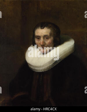 Rembrandt - Margaretha de Geer, Ehefrau von Jacob Trip - National Gallery Stockfoto