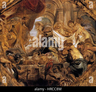 Rubens, Peter Paul - König Salomo und der Königin von Saba - 1620 Stockfoto