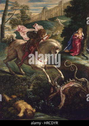 Jacopo Tintoretto - St George - WGA22424 Stockfoto