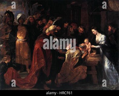 Rubens-Anbetung des Magier Stockfoto