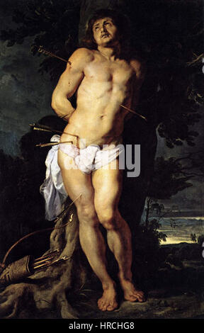Dieser Titel bezieht sich wahrscheinlich auf ein Werk von Peter Paul Rubens, das seinen charakteristischen Barockstil zeigt, der für seine lebhaften Farben, dynamischen Kompositionen und emotionale Tiefe bekannt ist. Rubens konzentrierte sich in seiner Kunst oft auf mythologische, biblische und historische Themen. Stockfoto