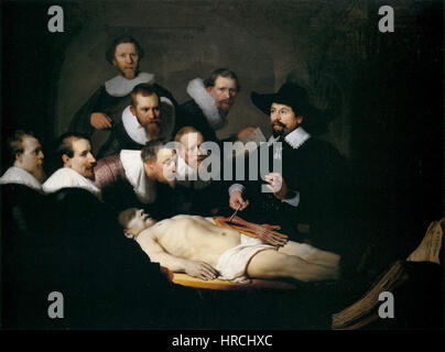 Rembrandt - der Anatomie-Vortrag von Dr. Nicolaes Tulp - WGA19139 Stockfoto