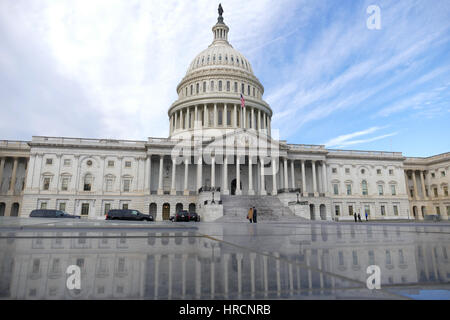 Washington DC, Vereinigte Staaten von Amerika. 2. Februar 2017 - Hügel Kapitol in Washington, D.C. Stockfoto