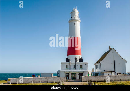 Portland Bill Leuchtturm auf der Isle of Portland, Dorset, England, UK Stockfoto