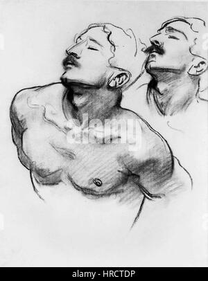 John Singer Sargent - Studie für die schmerzhaften Geheimnisse Stockfoto