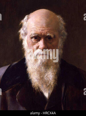 Charles Robert Darwin von John Collier-Ernte Stockfoto
