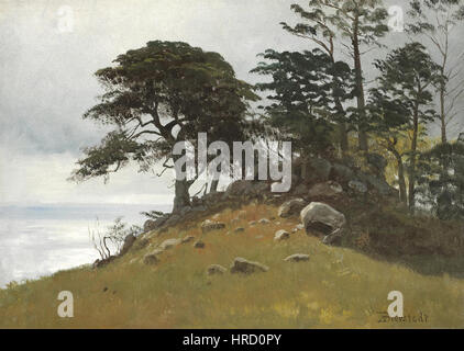 Albert Bierstadt - Cypress Point, Monterey Stockfoto