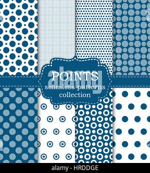 Vektor-Illustration-Set von seamless pattern Stock Vektor