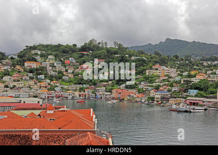 Der Carenage, St. George's, Grenada Stockfoto