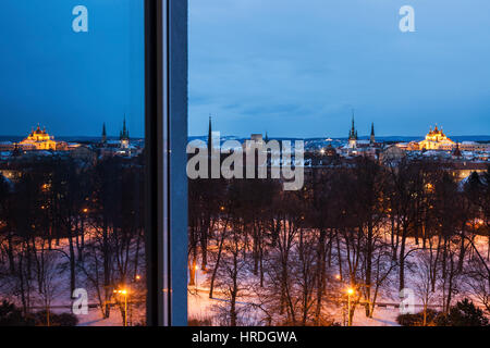Panorama von Olomouc. Olomouc, Olomouc Region, Tschechische Republik. Stockfoto