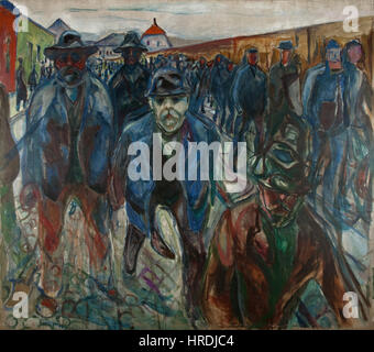 Edvard Munch - Mitarbeiter auf ihrem Weg nach Hause - Google Art Project