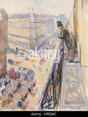 Edvard Munch - Rue Lafayette (1891) Stockfoto