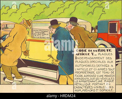 Code De La Route (30) Stockfoto