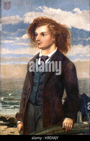 Algernon Charles Swinburne von William Bell Scott Stockfoto