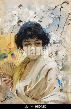 Anders Zorn - Rosita 1884-1885 Stockfoto