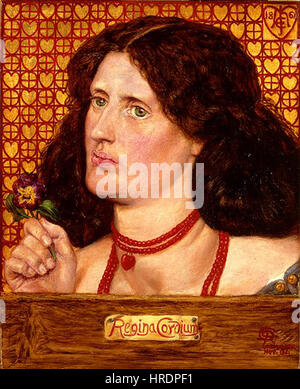 Dante Gabriel Rossetti - Regina Cordium (1861) Stockfoto