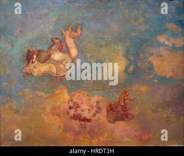 1905-14 Odilon Redon Chariot Apoll anagoria Stockfoto