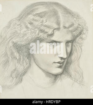 Annie Miller von Dante Gabriel Rossetti (1828-1882) Stockfoto