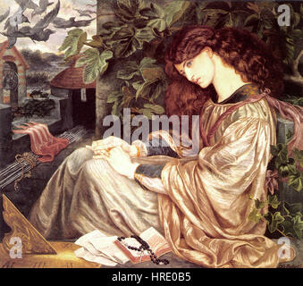 Dante Gabriel Rossetti - La Pia de Tolomei 03 Stockfoto