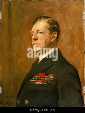 Admiral der Flotte Sir David Beatty, 1. Earl Beatty Stockfoto