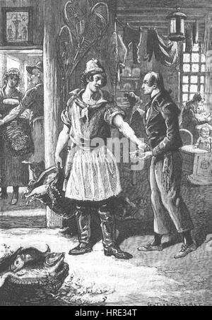 „Family Without a Name“ von Georges tiret-Bognet ist ein ergreifendes Kunstwerk, das eine Familie in einer intimen, emotionalen Umgebung darstellt. Das Gemälde reflektiert Themen wie Anonymität, Identität und familiäre Bindungen. Stockfoto