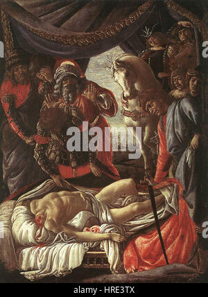 Botticelli - Descoberta Corpo de Holofernes Stockfoto