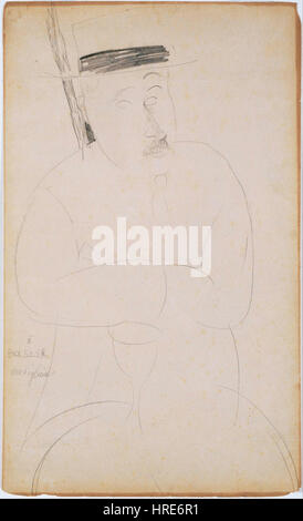 Amedeo Modigliani - Portrait von Adolphe Basler - Google Art Project Stockfoto