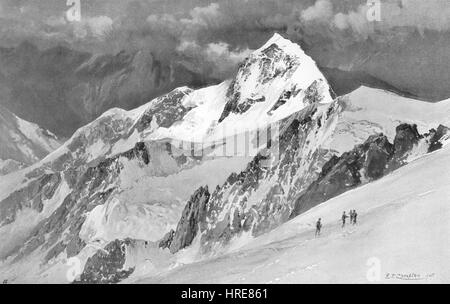 Compton, 1904, Aiguille de Bionnassay von Den Chefs du Dromadaire Stockfoto