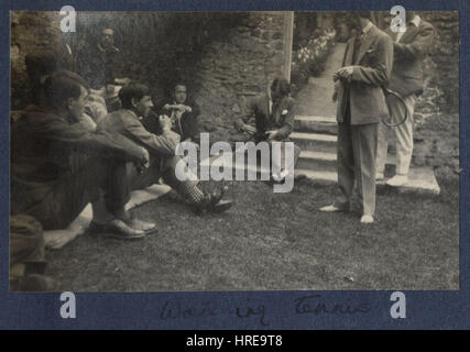 Gerade Tennis von Lady Ottoline Morrell Stockfoto