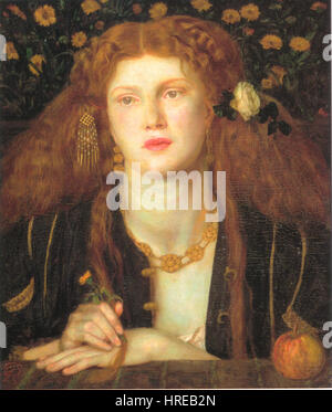 Dante Gabriel Rossetti Bocca Baciata 1859 Stockfoto