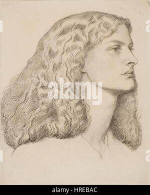 Dante Gabriel Rossetti - Annie Miller Stockfoto