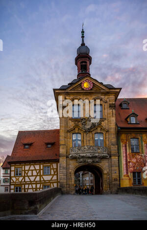 Altes Rathaus in Bamberg Stockfoto