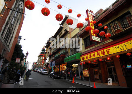 Grant Street, Chinatown, San Francisco Stockfoto