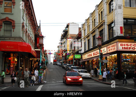 Grant Street, Chinatown, San Francisco Stockfoto