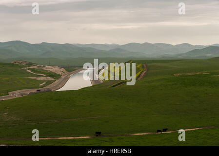 San Joaquin Valley im Frühling Stockfoto