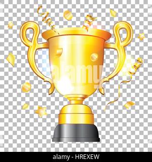 Golden Cupsieger Stock Vektor