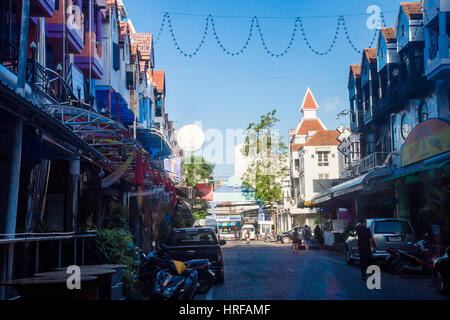 Thailand, Phuket - 19. Februar 2017: alte Stadt Phuket in Thailand Stockfoto