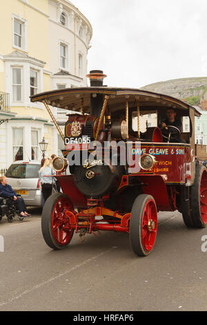 Zugmaschine Parade in Llandudno Victorian Festival. Stockfoto