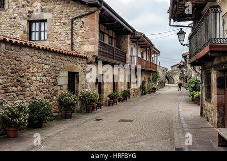 Königsweg der Stadt Cartes, Castañeda County gehört zu den Marquis von Aguilar de Campoo, Kantabrien, Spanien Stockfoto