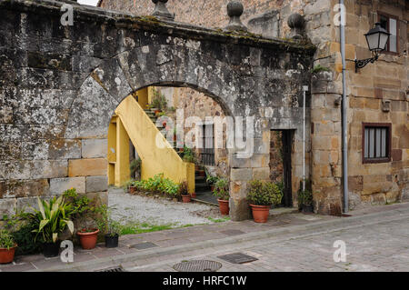 Königsweg der Stadt Cartes, Castañeda County gehört zu den Marquis von Aguilar de Campoo, Kantabrien, Spanien Stockfoto