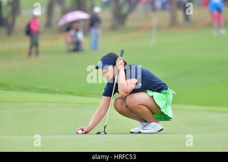 CHONBURI - 26 Februar: In Gee Chun der Republik Korea in Honda LPGA Thailand 2017 im Siam Country Club, Pattaya Old Course am 26. Februar 2017 in Stockfoto