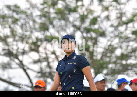 CHONBURI - 26 Februar: In Gee Chun der Republik Korea in Honda LPGA Thailand 2017 im Siam Country Club, Pattaya Old Course am 26. Februar 2017 in Stockfoto